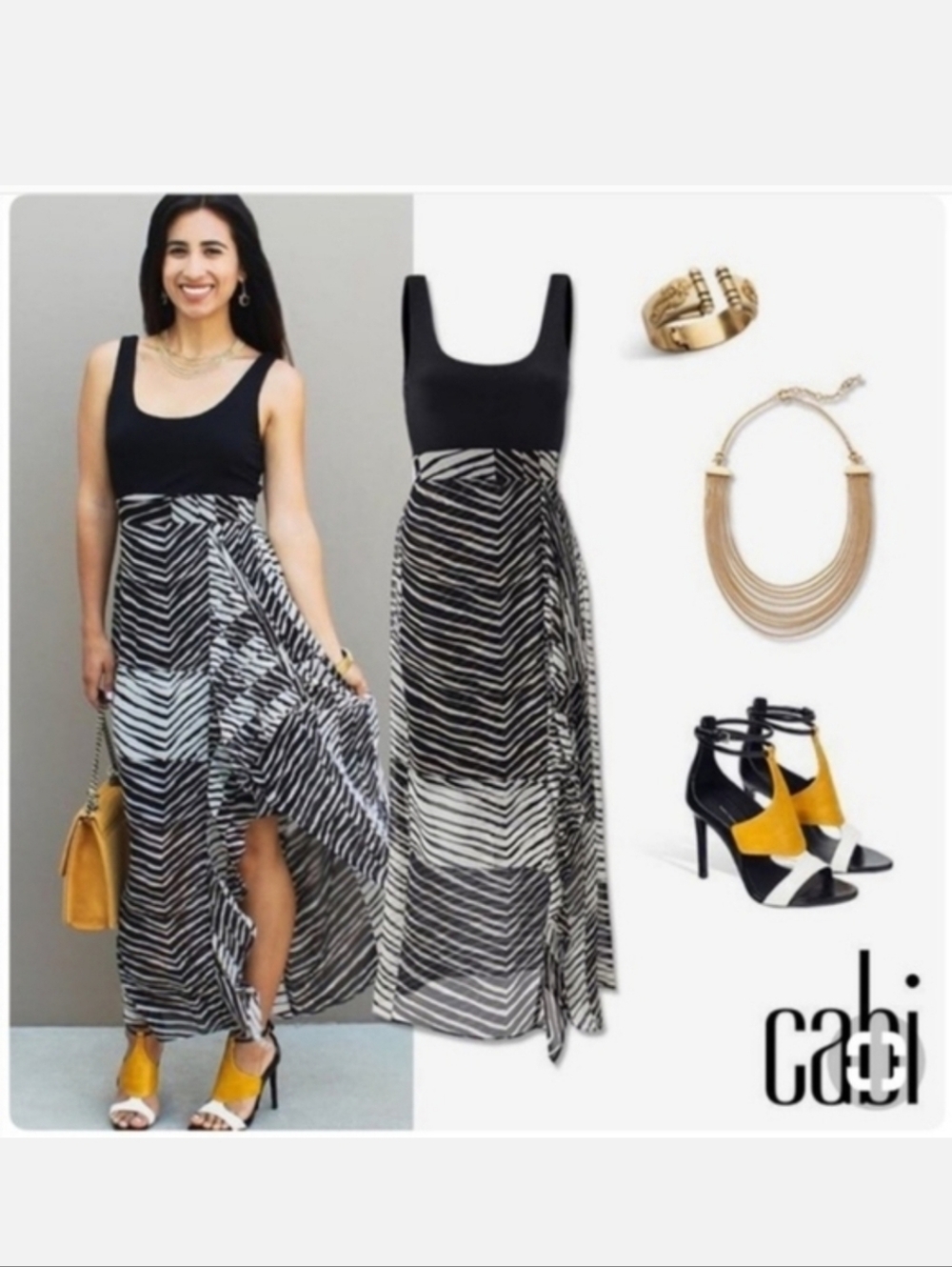 CAbi Cha Cha Maxi Dress M